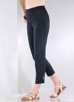 Byxor med dekorativa knappar 