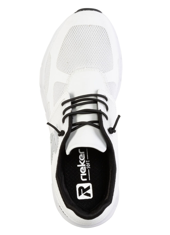 Rieker sneakers gjorda av delvis belagt meshmaterial WEISS