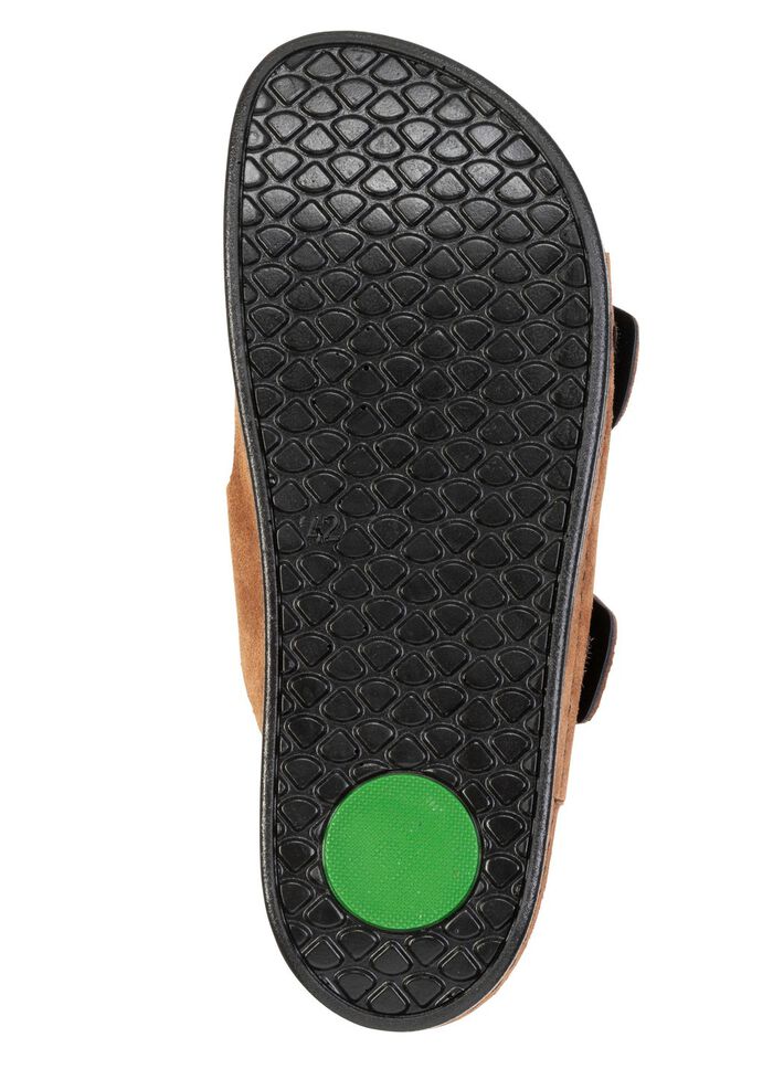 Mubb, klassiska herrsliplockar, bredd H, tillverkade av l&auml;der 