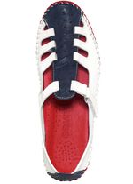 Gemini mockasinloafer i somrig design VIT-NAVY-R&Ouml;D