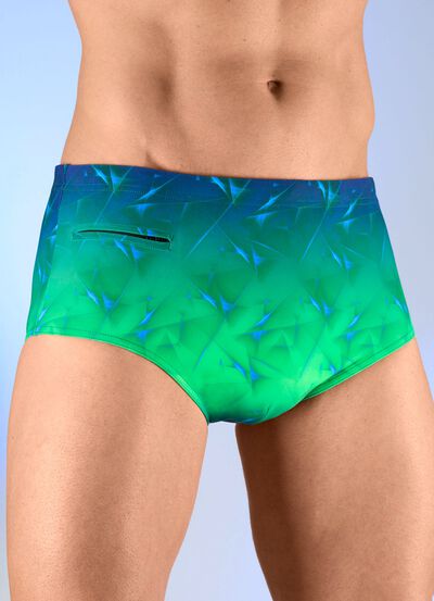 Badshorts i h&ouml;gre trosor 