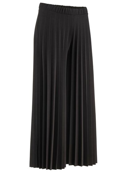 Culottes med veckade veck 
