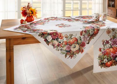 H&ouml;stlig bord- och rumsdekoration 