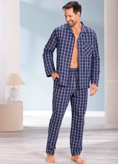 Comte v&auml;vd pyjamas med kn&auml;ppt topp 