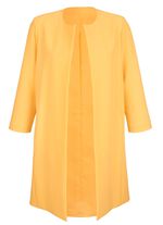 L&aring;ng kavaj med fickor GUL