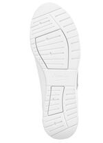 ELENA EDEN sneakers av nappal&auml;der VIT-SILVER