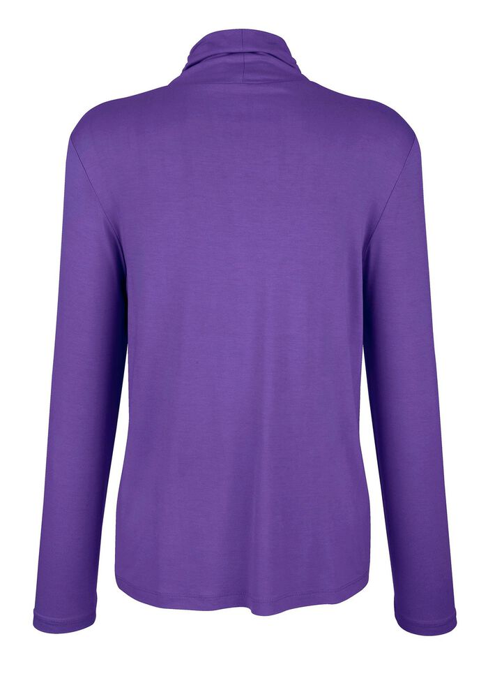 Skjorta med volanger i 5 f&auml;rger VIOLETT