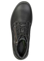 GINO GALANTE, fodrade herrst&ouml;vlar, vinterskor, bredd H, med dragkedja SVART