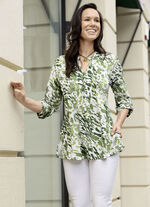 Skjorttunika med kantband 