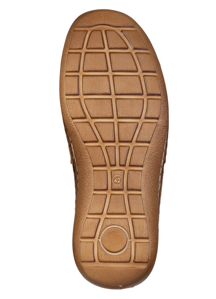 GINO GALANTE, l&auml;tta herrtofflor med uttagbar fotb&auml;dd CAMEL