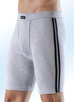 Fyrapack kn&auml;l&aring;nga kalsonger med kontrasterande r&auml;nder p&aring; sidan 