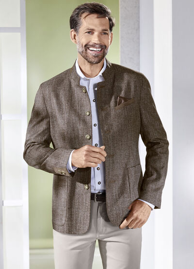 Jacka med 5-knappsst&auml;ngning 