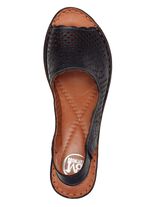 ELENA EDEN-sandal i luftigt, perforerat och skuggat nappal&auml;der av ko 