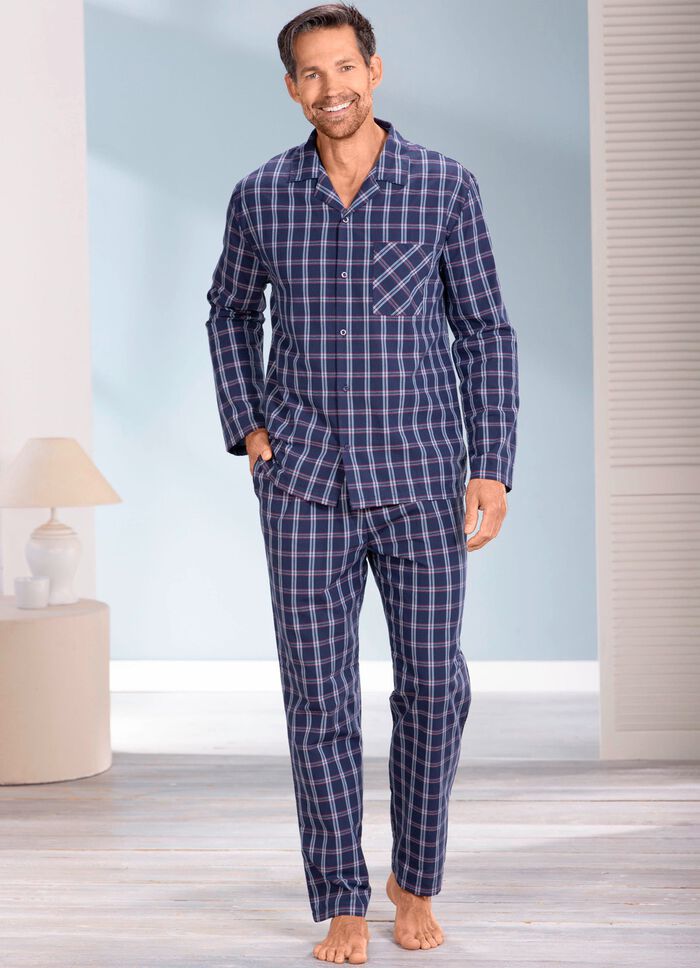 Comte v&auml;vd pyjamas med kn&auml;ppt topp 