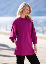 L&aring;ng skjorta med sidfickor 