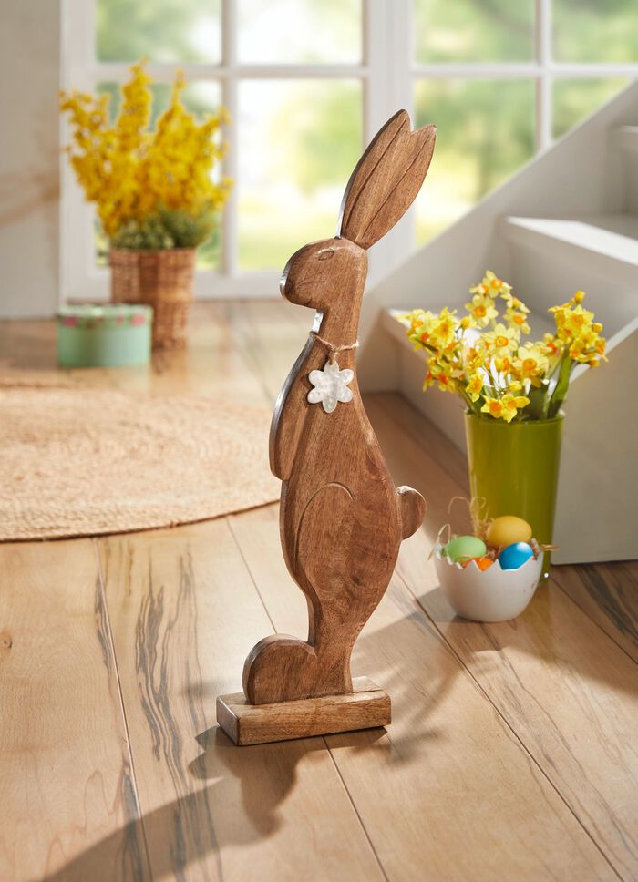 P&aring;skhare gjord av mangotr&auml; 