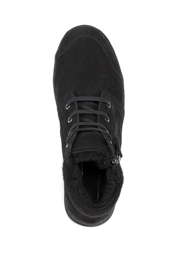 ELENA EDEN, fodrade damst&ouml;vlar, vinterskor, bredd H, med uttagbar fotb&auml;dd SVART