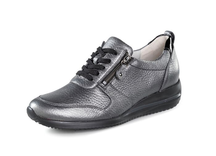 Waldl&auml;ufer sn&ouml;rsko med praktisk dragkedja ANTIK SILVER