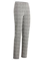 Byxor med Glencheck Design SVART-ECRU