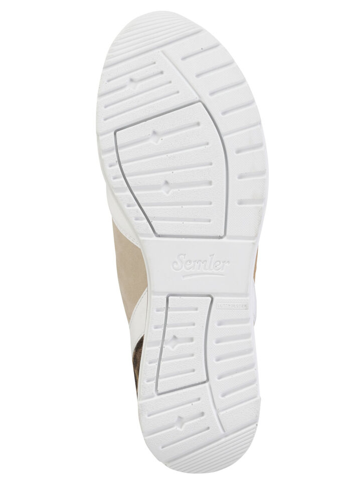ELENA EDEN sneakers med leopardtryck och metallic kant, 