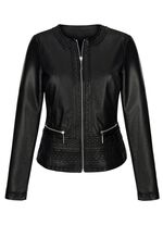 Kavaj med broderi i ton-till-ton-m&ouml;nster 