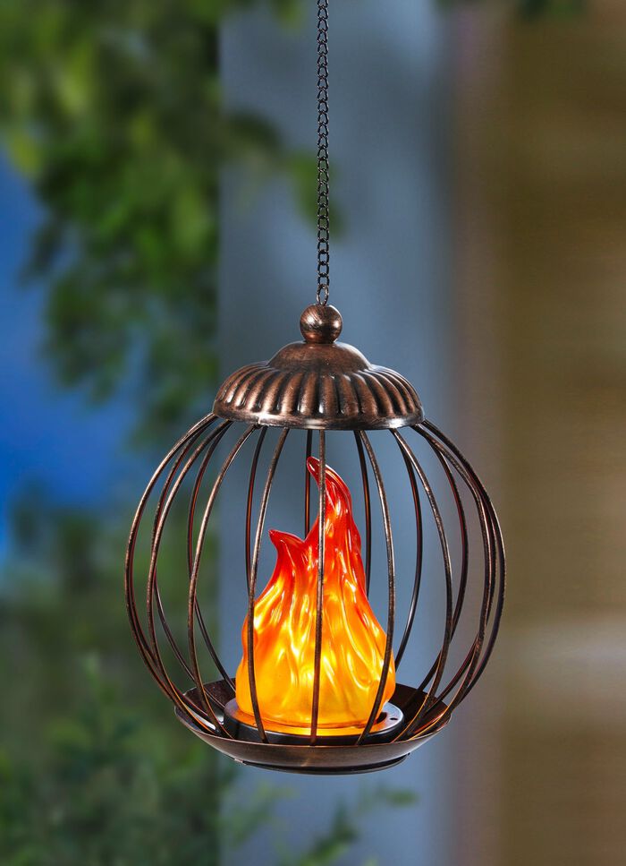 Solcellslampa "Flammen" 