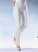 Byxor med smal fåll i 15 färger ECRU