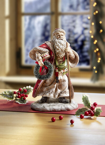 Jultomten med personal 