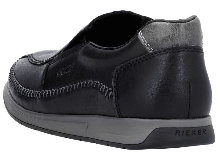 Rieker tofflor av nappal&auml;der SVART