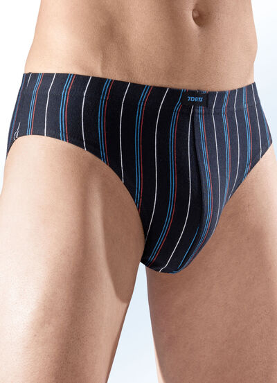 Sexpack trosor med randig design, , large