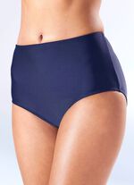 Tv&aring; paket bikinitrosor, i h&ouml;gre snitt, med ett formande foder framtill 