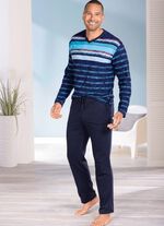 hajo Klimalight-pyjamas med V-ringning och &ouml;ppna &auml;ndar 