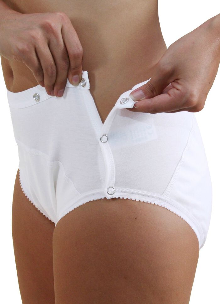 Hydas hygientrosor f&ouml;r herr/dam, kn&auml;ppbara 