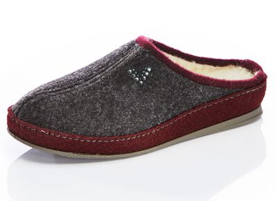 Andningsbara damtofflor, med ny ull 