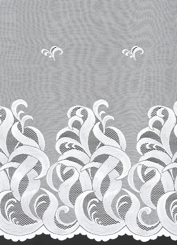 Blomsterf&ouml;nstergardin med universellt skenband 