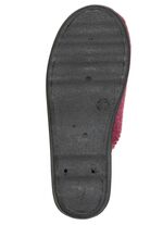 Fodrade damtofflor, med ny ull BORDEAUX