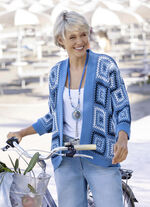 cardigan i jacquarddesign, 