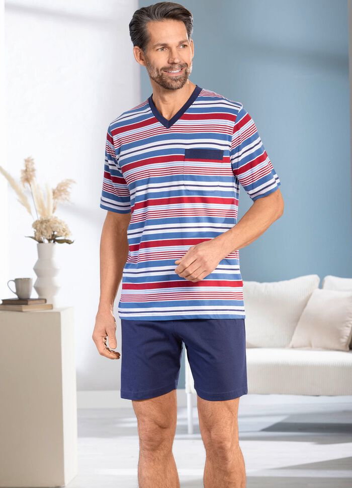 Tv&aring;pack V-ringade shorts 