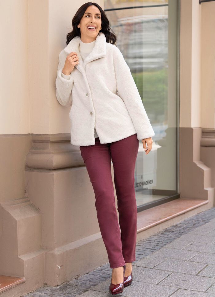 Mjuka byxor i 5-fickorsmodell 