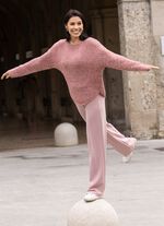 Tr&ouml;ja av melerat garn 