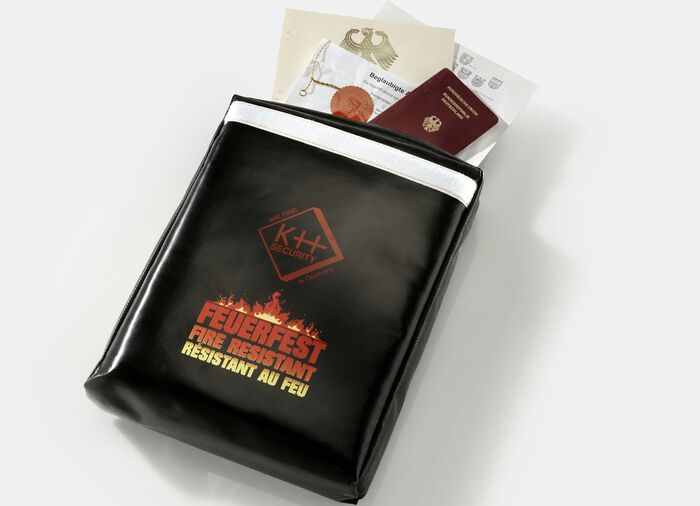 Brands&auml;ker dokumentv&auml;ska f&ouml;r att skydda dina dokument SVART