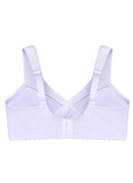 Glamorise st&ouml;d-bh med broderad spets LILA