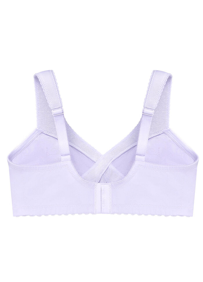 Glamorise st&ouml;d-bh med broderad spets LILA