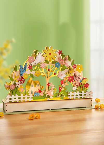 Upplyst v&aring;rtr&auml;dg&aring;rd 