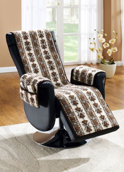 F&aring;t&ouml;lj- och armst&ouml;dsskydd fr&aring;n Licardo av ren, ny ull 