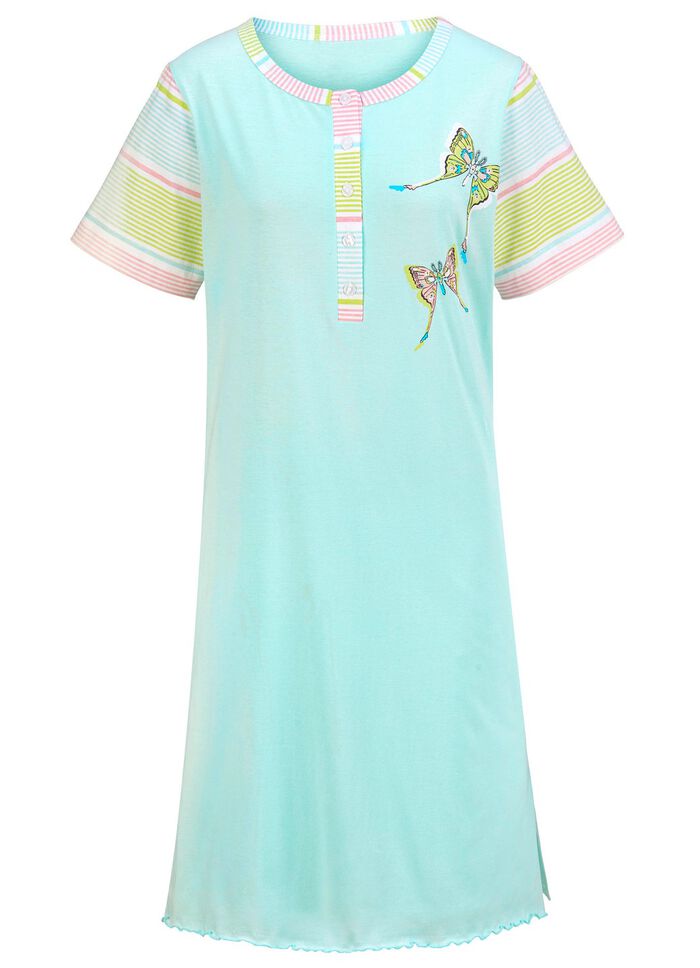 F&ouml;rpackning med tv&aring; nattlinnen, korta &auml;rmar med knappsl&aring; 