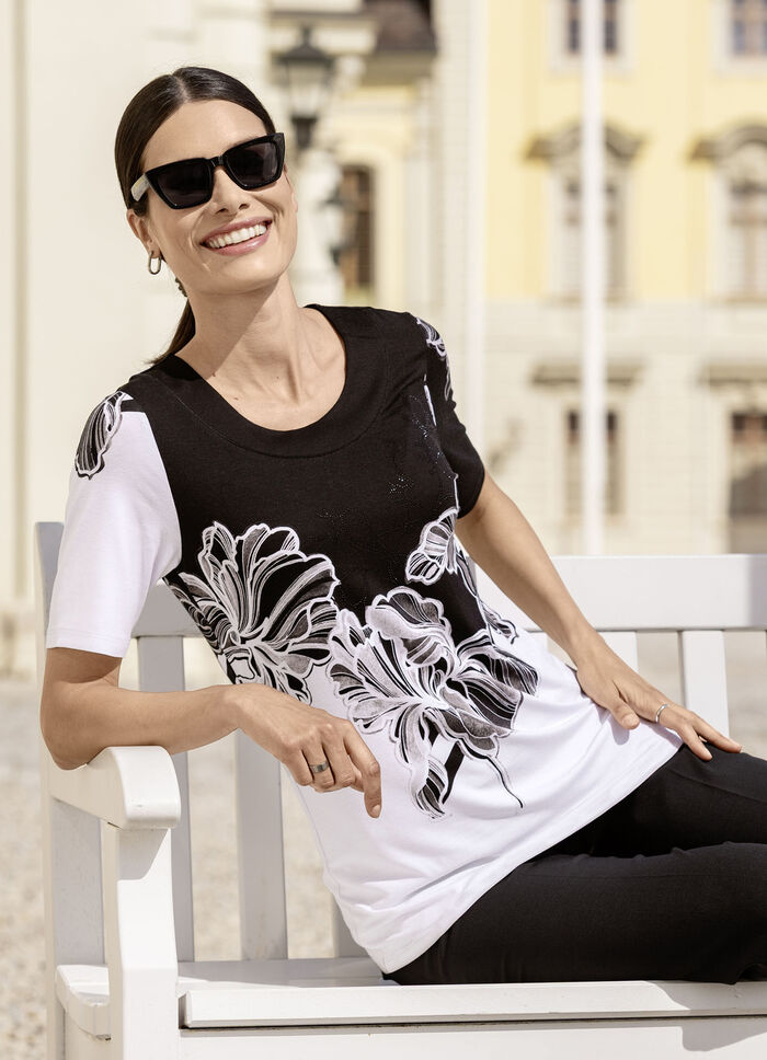 Skjorta med all-over tryck 