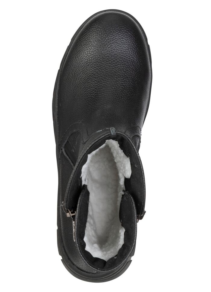 ELENA EDEN, fodrade damst&ouml;vlar, vinterskor, vidd G, med uttagbar fotb&auml;dd SVART