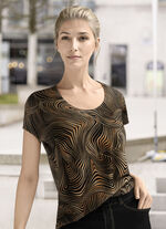 Skjorta med neds&auml;nkta axlar 