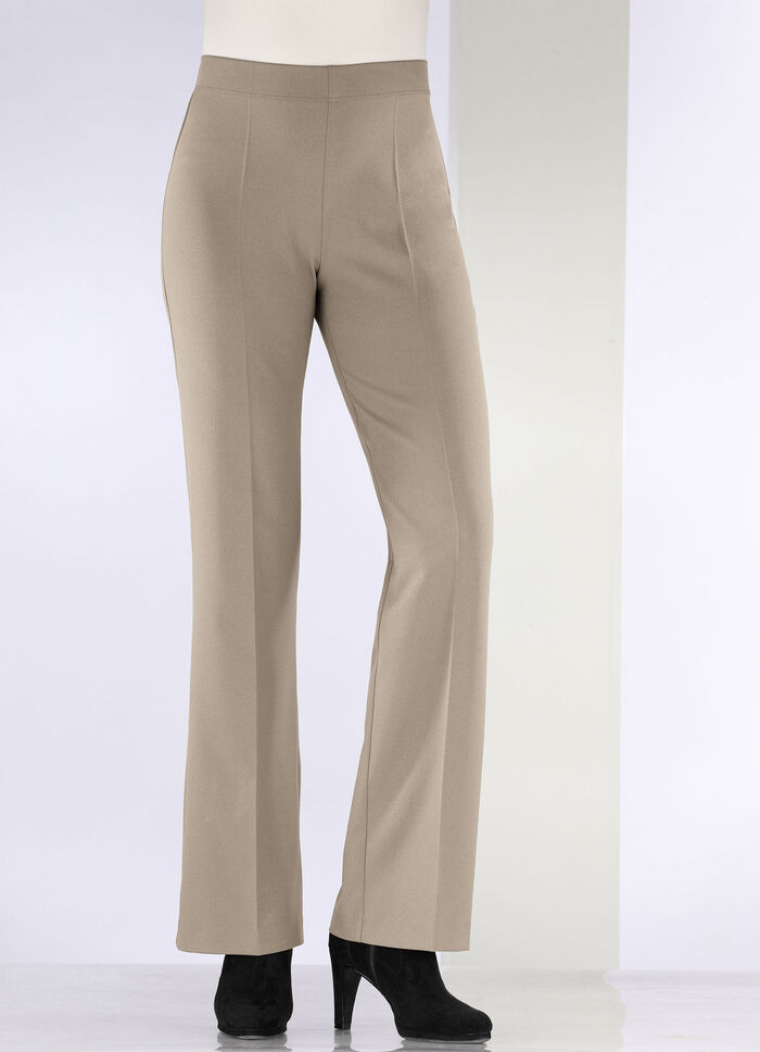 Snygga byxor med utsv&auml;ngda anklar SAND